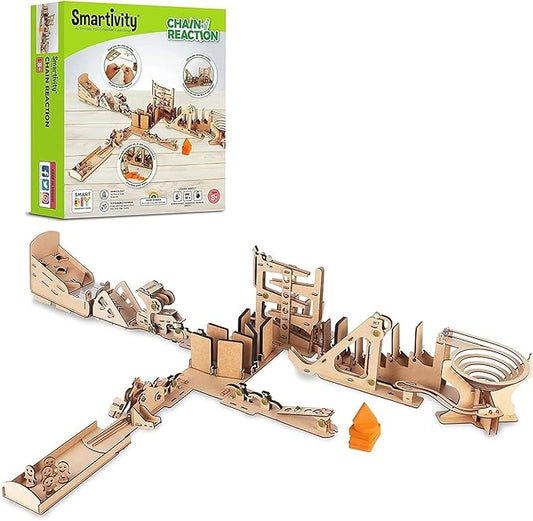 Smartivity Chain Reaction Engineering, STEM Learning Toy Construction Kit for Kids Ages 8 and Up