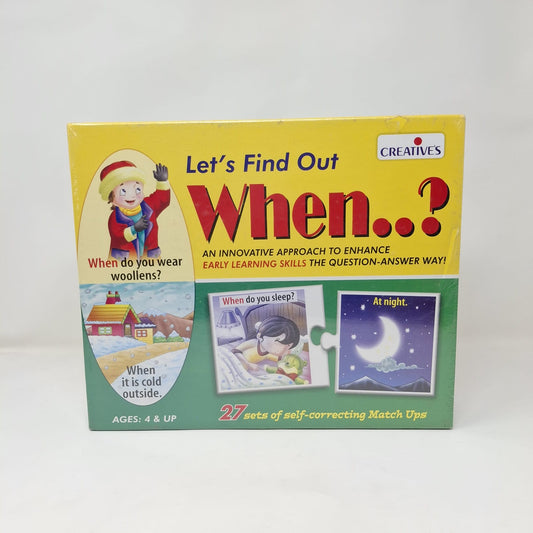 Creatives Let's Find Out When...