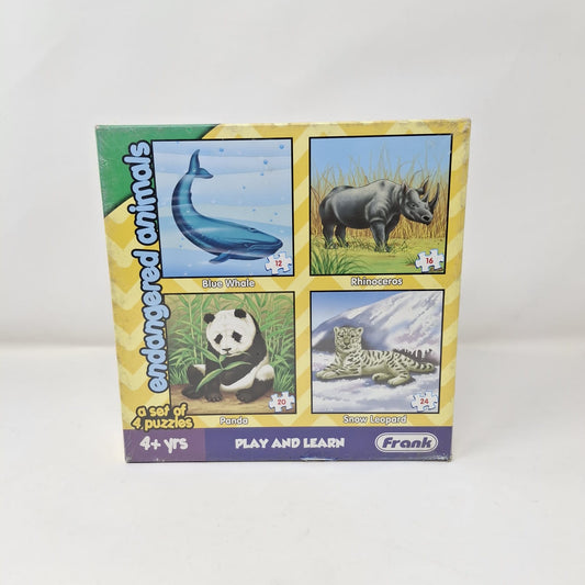 Frank Endangered Animals of 4 Puzzles