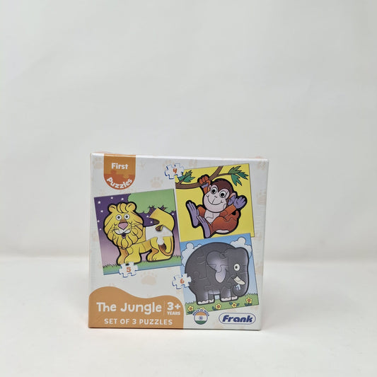 Frank First Puzzle The Jungle Set of 3 Puzzles