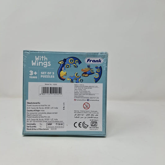 Frank First Puzzle With Wings Set of 3 Puzzles