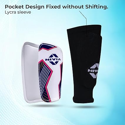 Nivia Classic Shin Guard with Sleeve