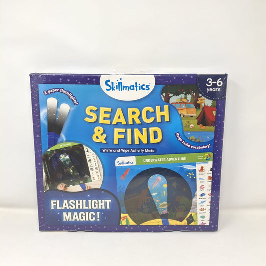 Skillmatics Search & Find Write and Wipe Activity Mats