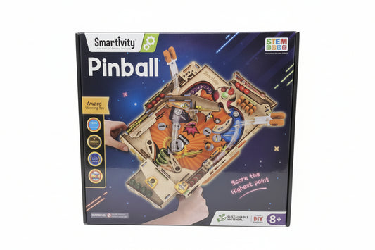 Smartivity Pinball Machine STEM DIY Fun Toy, Educational & Construction based Activity Game Kit for Kids 8 to 14, Best Gift for Boys & Girls, Learn Science Engineering Project