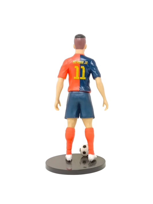 Neymar Jr Soccer Player Red Blue Action Figure