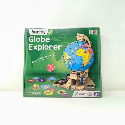Smartivity Interactive Globe Model for Kids 8-14 Years Old | Build Your Own Globe with 1000+ Facts About Animals, Monuments, Places I Birthday Gift for Boys & Girls I Educational Toy for Kids
