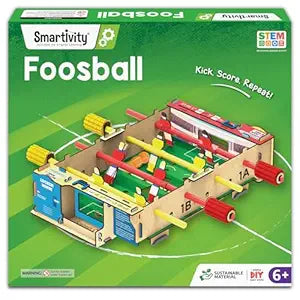 Smartivity DIY Foosball Table for Kids Ages 6-7-8-9-10-11-12 Years I Indoor Scoccer Game | Birthday Gifts for Boys & Girls | STEM Science Toy for Kids Age 6-12 Years Old