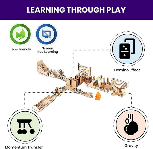 Smartivity Chain Reaction Engineering, STEM Learning Toy Construction Kit for Kids Ages 8 and Up