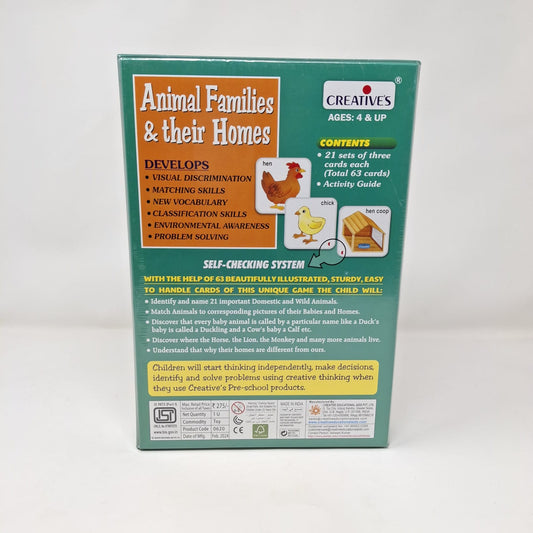 Creatives Animal Families & Their Homes