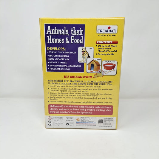 Creatives Animals, Their Homes & Food