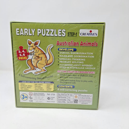 Creatives Early Puzzles Australian Animals