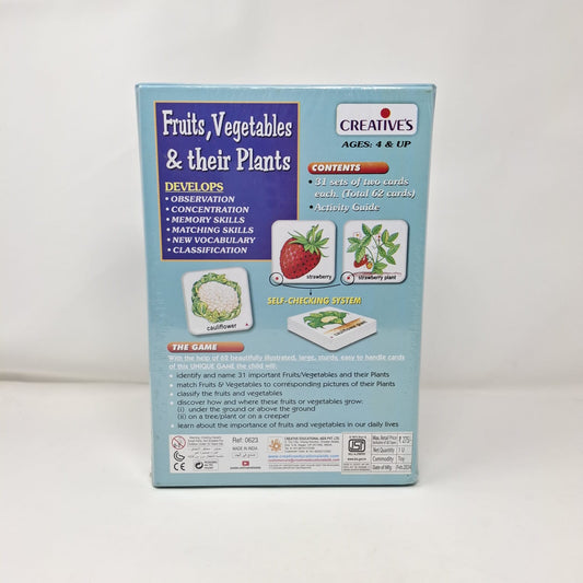 Creatives Fruits, Vegetables & their Plants