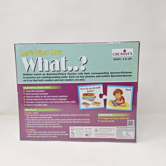 Creatives Let's Find Out What...