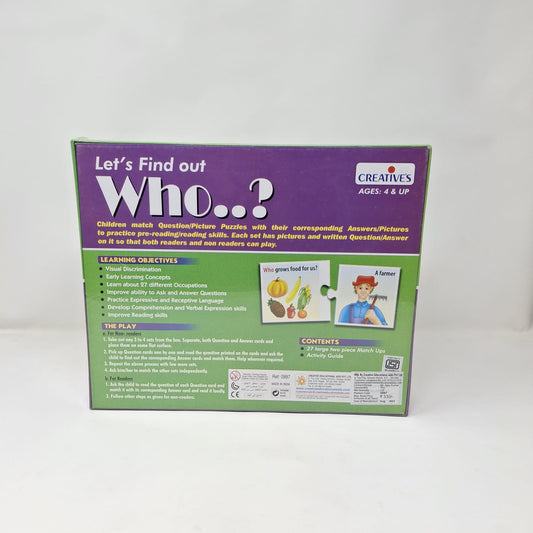 Creatives Let's Find Out Who..