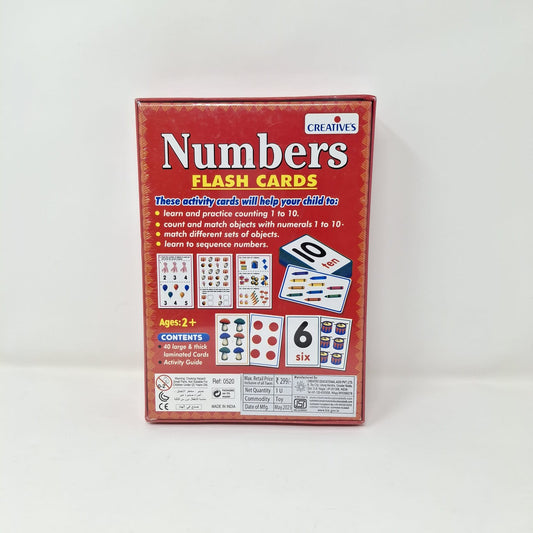 Creatives Numbers Flash Card