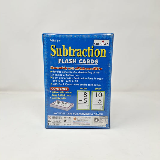 Creatives Subtraction Flash Card
