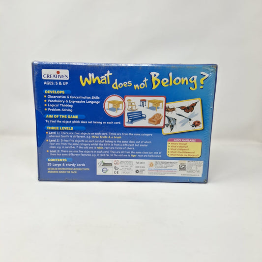 Creatives What Does Not Belong.