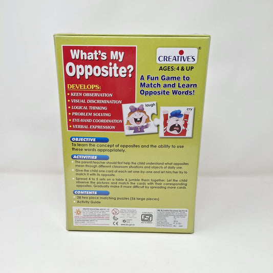 Creatives What's My Opposite