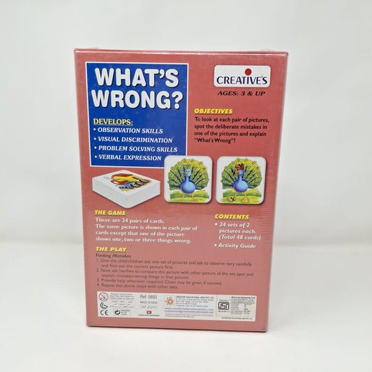 Creatives What's Wrong