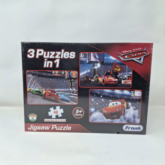 Frank Disney Cars 3 In 1 Puzzles 48pcs