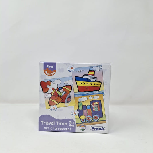 Frank First Puzzle Travel Time Set of 3 Puzzles