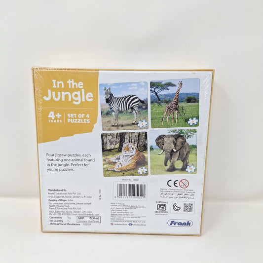Frank In The Jungle Set of 4 Puzzles