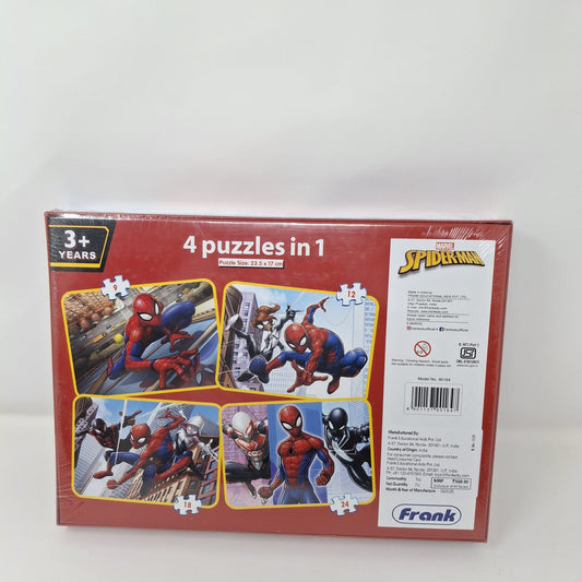 Frank Marvel Spider-Man 4 Puzzle In 1