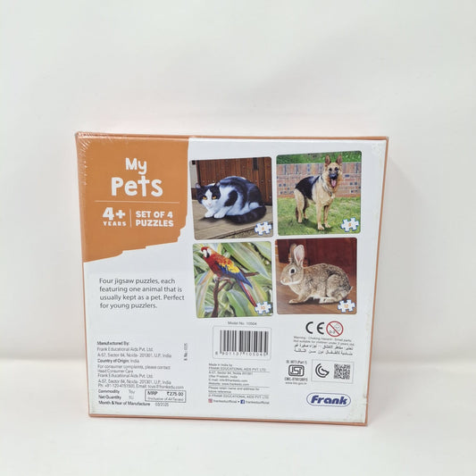 Frank My Pets Set of 4 Puzzles