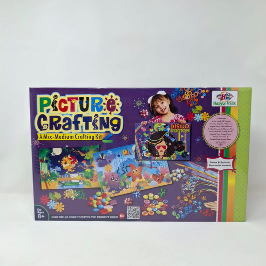 Happy Kids Picture Crafting