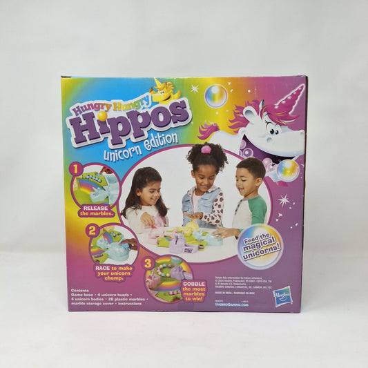 Hasbro Hungry Hungry Hippos Unicorn Edition