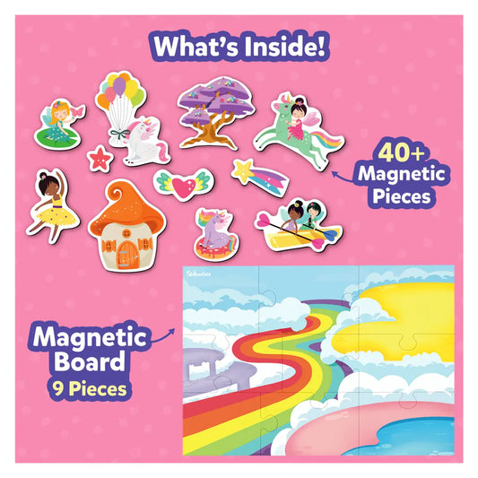 Skillmatics Magnetopia - Princess & Unicorn Land! | Interactive Pretend Play Set (ages 3-7)