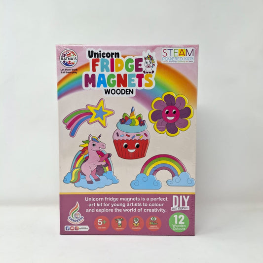 Ratna's Unicorn Fridge Magnets Wooden