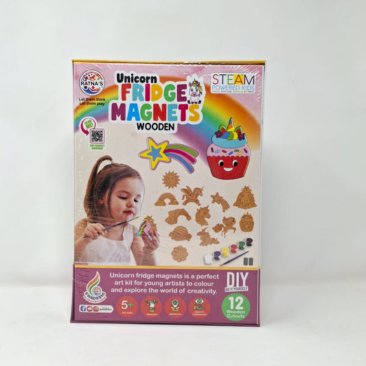 Ratna's Unicorn Fridge Magnets Wooden