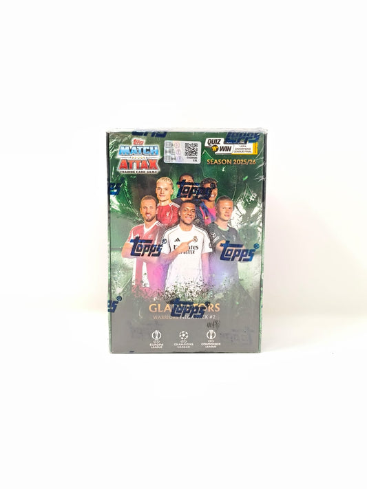 Topps UEFA Champions League Match Attax 2025-26 Trading and Collectible Card Game (Mega pack Gladiators - Warriors)
