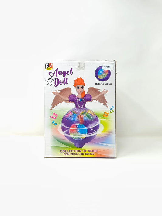 KV Toys Dancing Angel Girl Doll Bump & Go 360-Degree Rotation