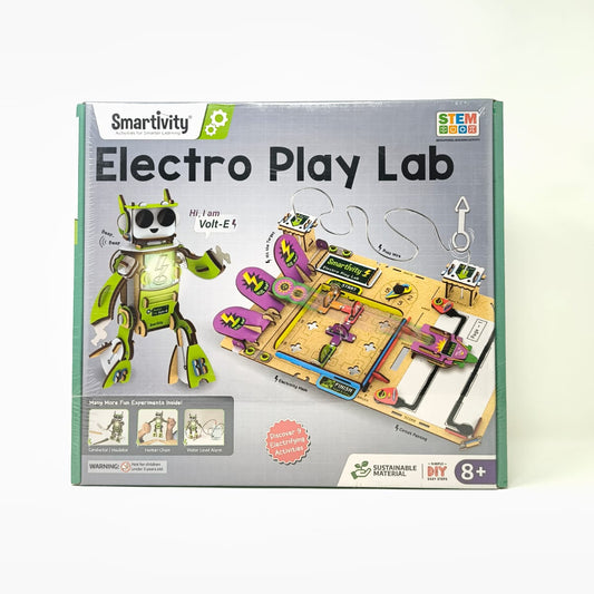 Smartivity Electricity Kit for Kids 8-14 Years Old I 8+ Circuit Experiments & DIY Electric Robot with Light and Sound | Science Project Kit I Birthday Gift Boys & Girls 8-9-10-11-12-13-14 Years